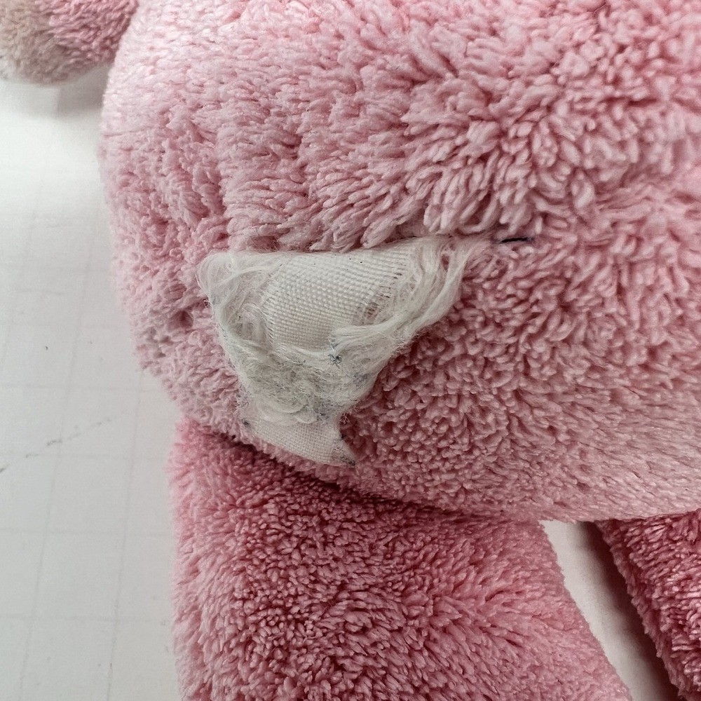 Rare Pink Pig Plush Stuffed Animal Floppy Toy Soft Vintage Collectible 8" - Picture 13 of 14
